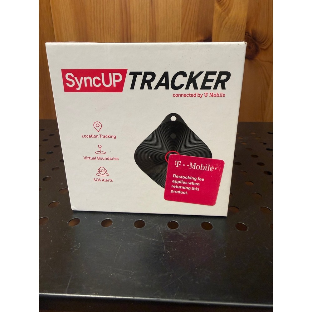 T-Mobile SyncUP TRACKER 2nd Gen 4G LTE GPS Tracking Device Black 610214681249